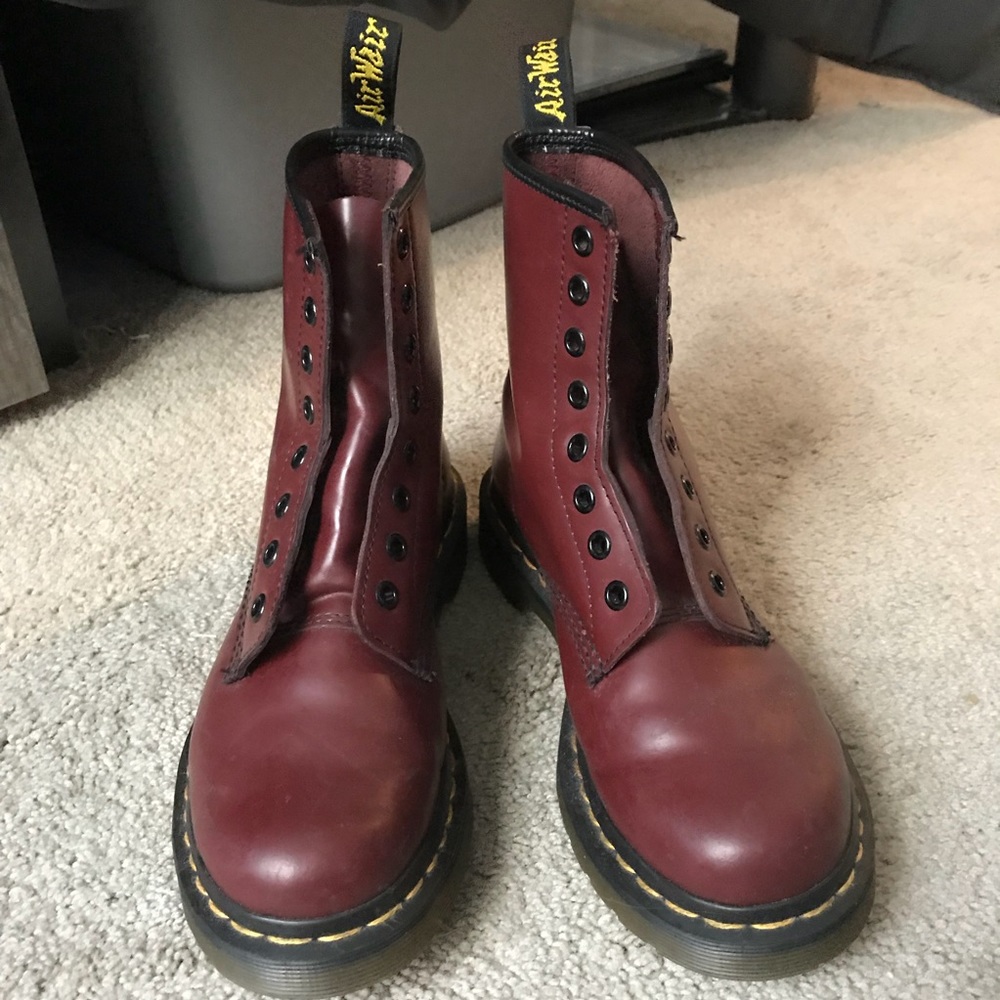 Pascal Dark Red Doc Martens 1460